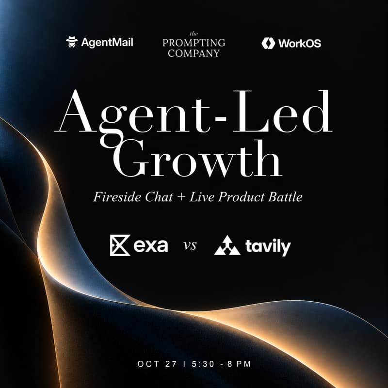 Cover Image for How to Sell to Muse, Grok Bot & Instinct: An Agent-Led Growth Fireside Chat + Live Battle