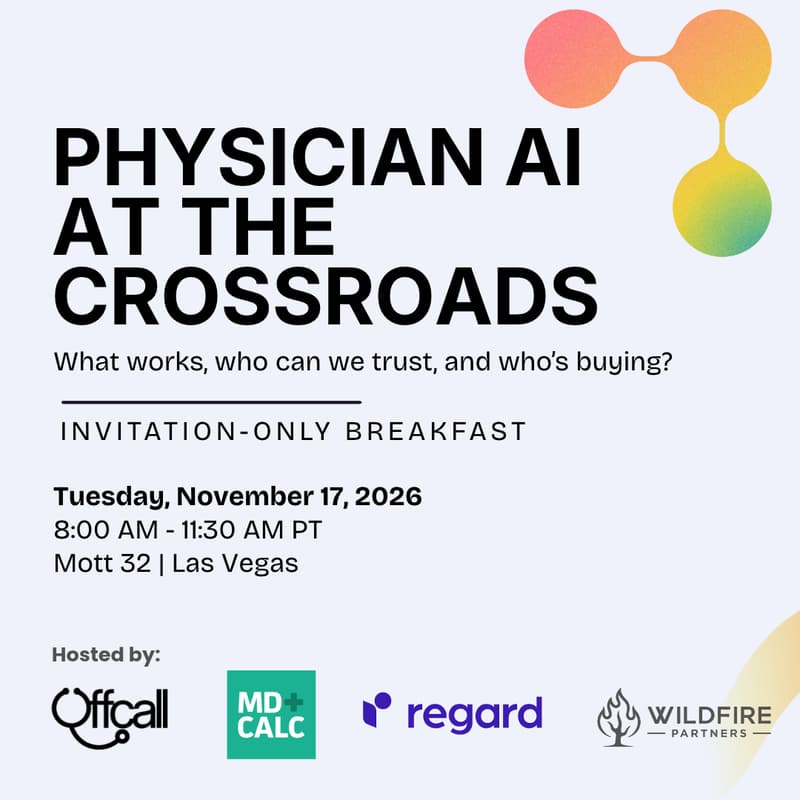 Cover Image for Physician AI at the Crossroads | HLTH 2026