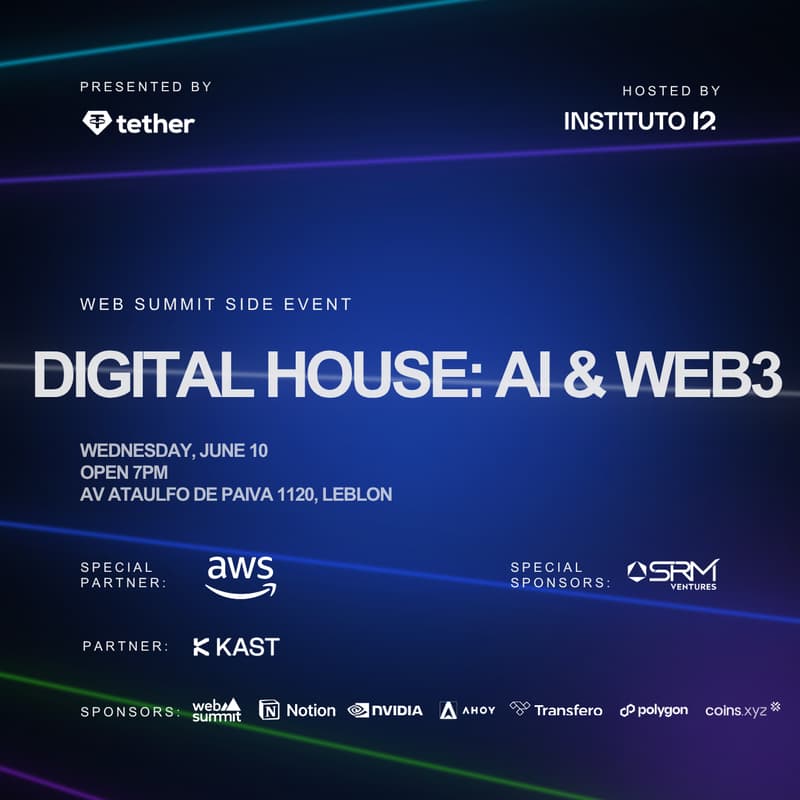 Cover Image for *DIGITAL HOUSE: AI & Web3 presented by Tether