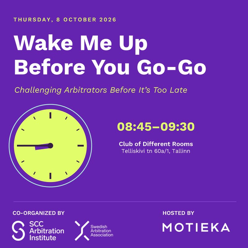 Cover Image for Wake Me Up Before You Go-Go: Challenging Arbitrators Before It's Too Late