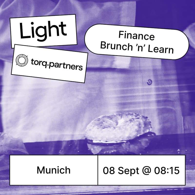 Cover Image for Finance Brunch 'n' Learn