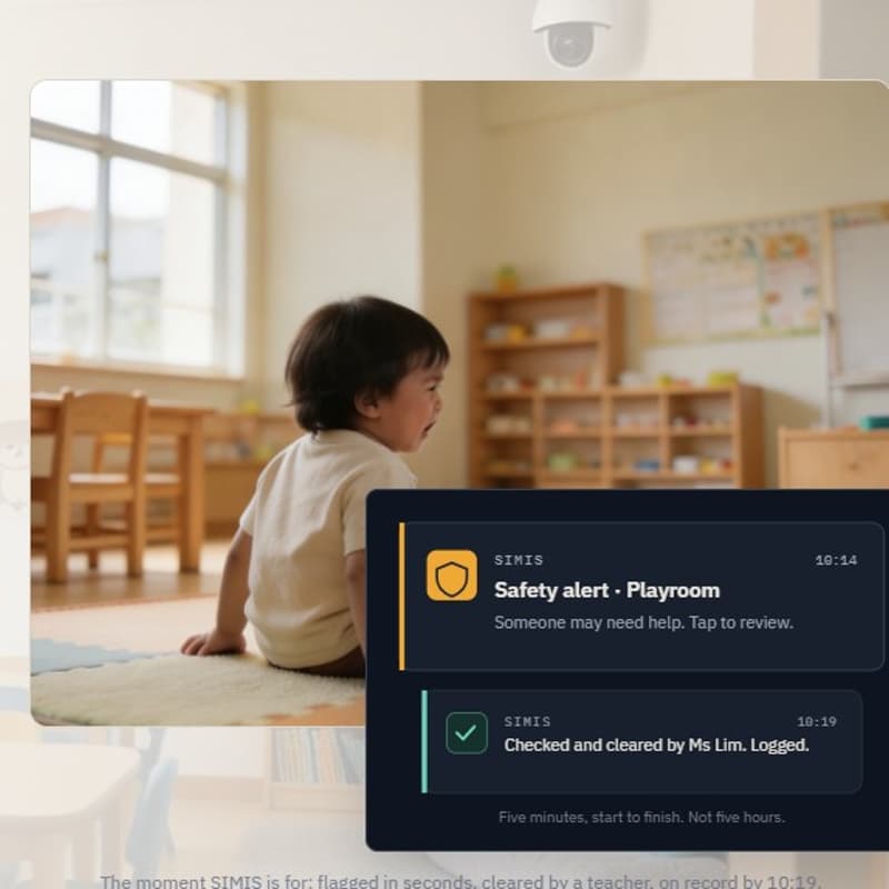 Cover Image for SIMIS Live Demo — AI That Watches out for Child Safety 24/7🛡️📹