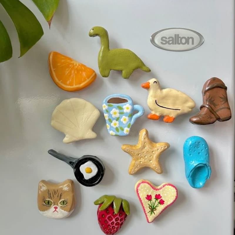 Cover Image for clay club: clay magnets