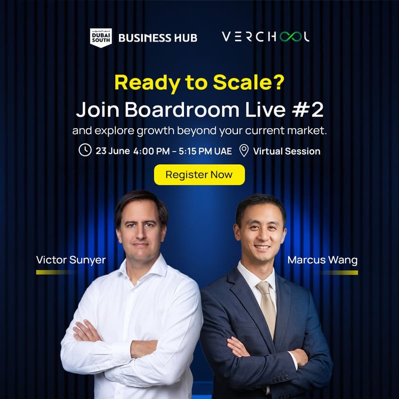 Cover Image for Dubai South Business Hub Free Zone | Pre Launch Boardroom Live #2| Ready to Scale and Explore Growth Beyond Your Current Market?