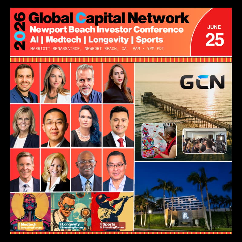 Cover Image for GCN Newport Beach Investor Conference AI * Longevity * Medtech * Sports