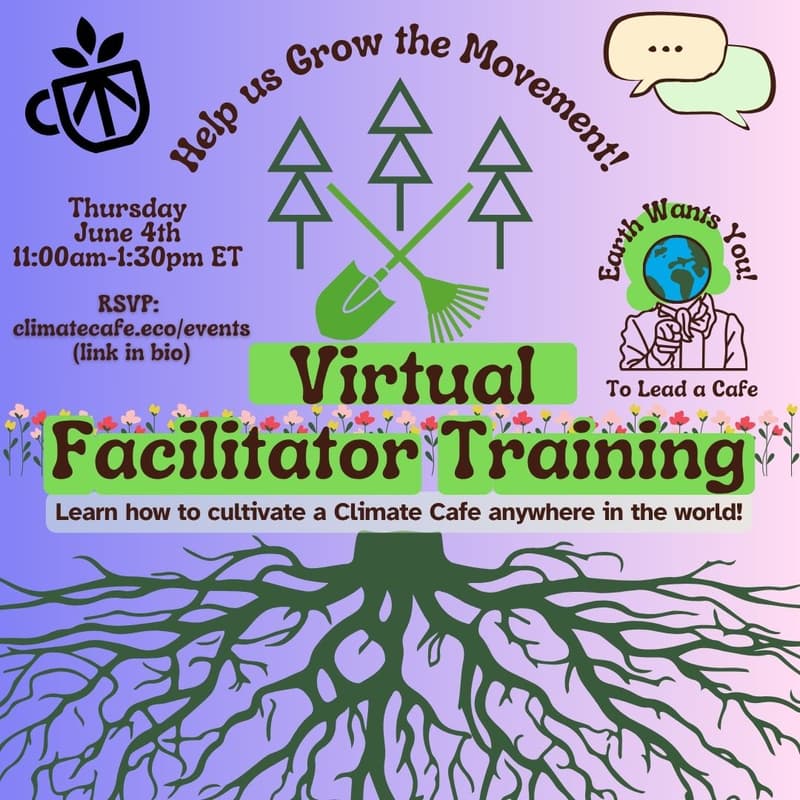 Cover Image for Climate Cafe Facilitator Training (Virtual)
