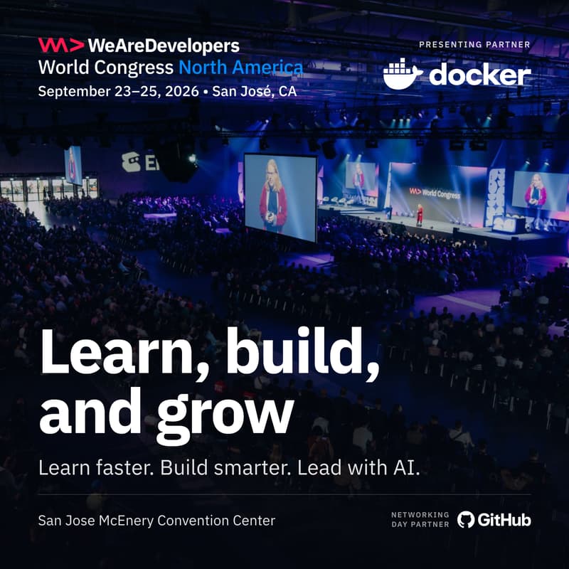 Cover Image for WeAreDevelopers World Congress North America (with Docker & GitHub)