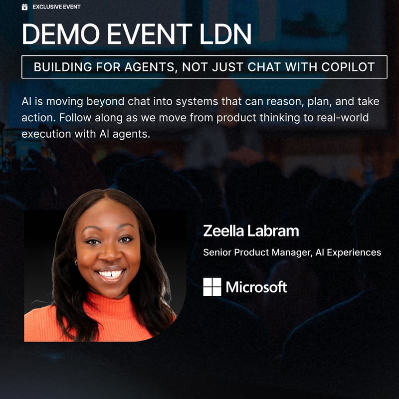 Cover Image for Demo Event LDN: Building for Agents, Not Just Chat with Copilot