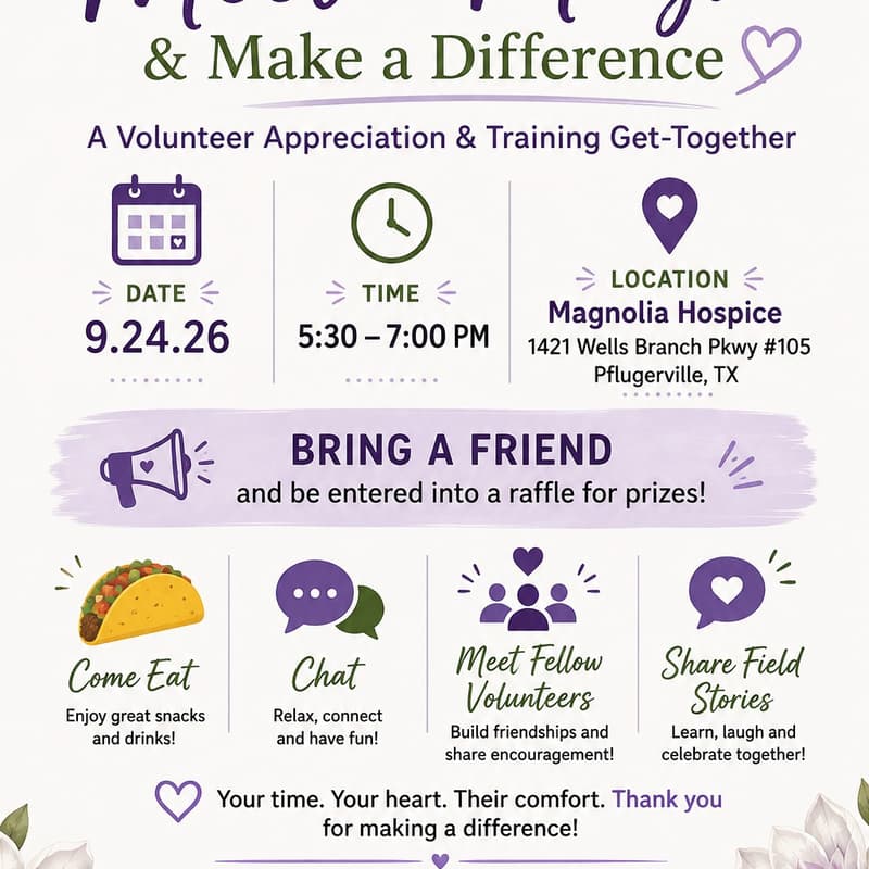 Cover Image for Magnolia Hospice Meet n Mingle