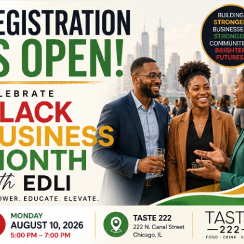 Cover Image for EDLI's Black Business Month Celebration