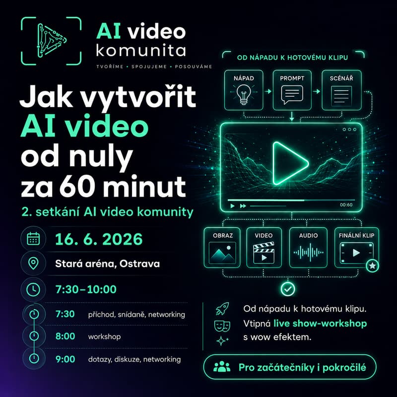 Cover Image for 🎥 Jak vytvořit AI video od nuly za 60 minut během snídaně
