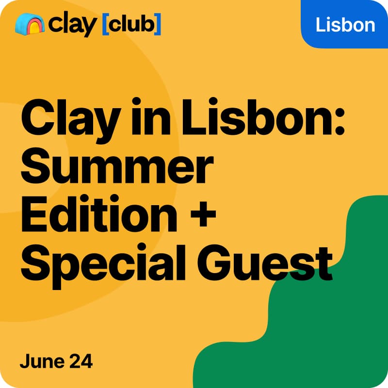 Cover Image for Clay in Lisbon: How growing B2B SaaS companies use Clay (w/ Johan, CEO @ WeTransact)