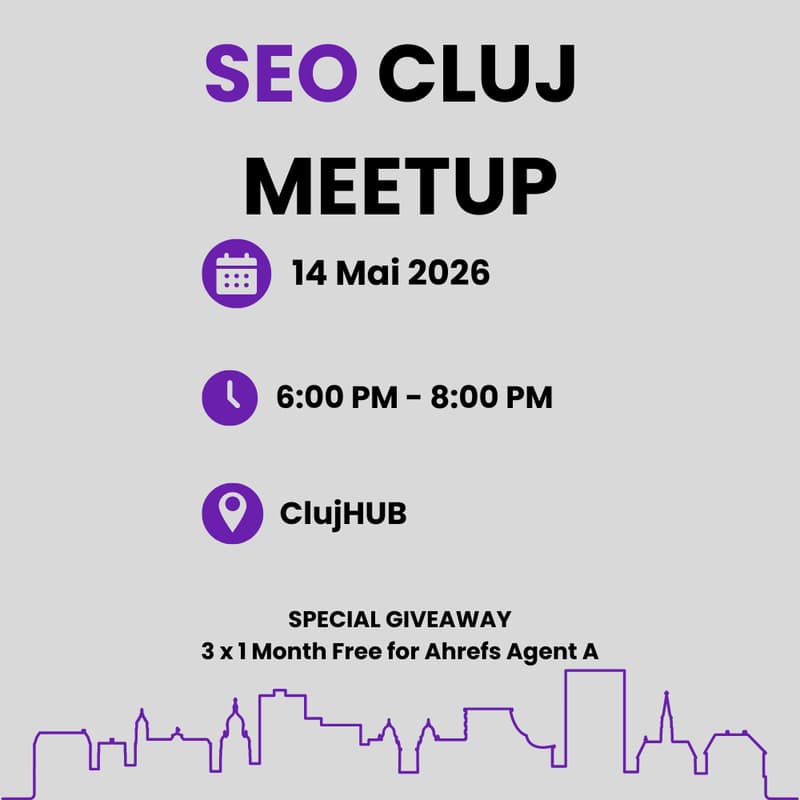 Cover Image for #9 SEO Cluj Meetup - Product SEO, Claude SEO & Agentic Workflows
