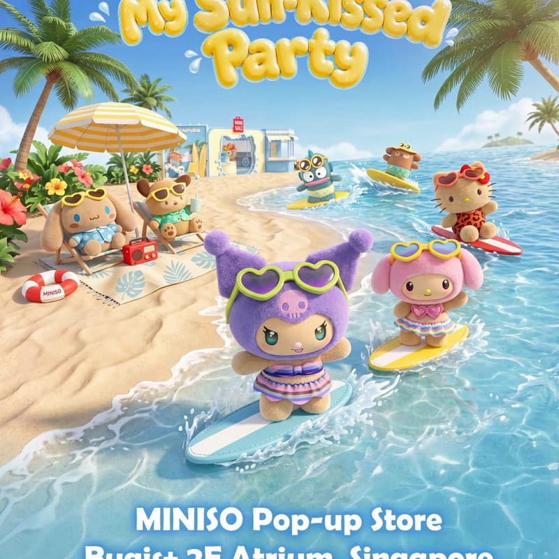 Cover Image for ๐Grand Opening of Miniso x Sanrio Sun-kissed Pop-up-Register for Big Day Exclusive Gifts
