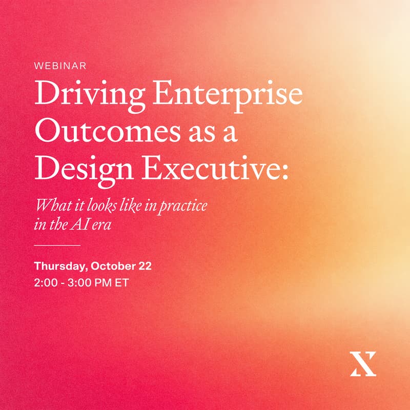Cover Image for Driving enterprise outcomes as a design executive: what it looks like in practice in the AI era