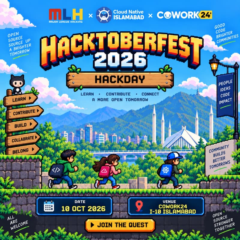 Cover Image for HacktoberFest Hackday 2026 X CNCF Islamabad