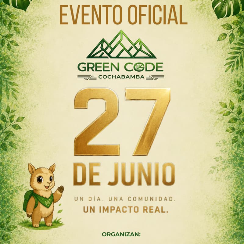 Foto de portada de Green Code Cochabamba - Evento Oficial
