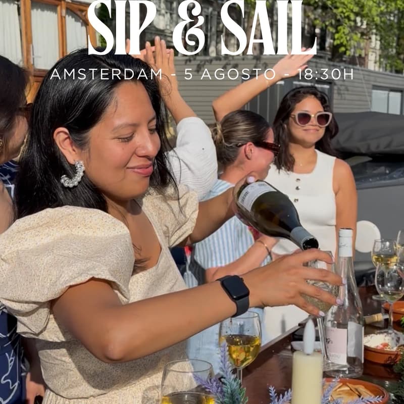 Cover Image for Sip & Sail 🥂🛥️✨• 5 agosto • Amsterdam