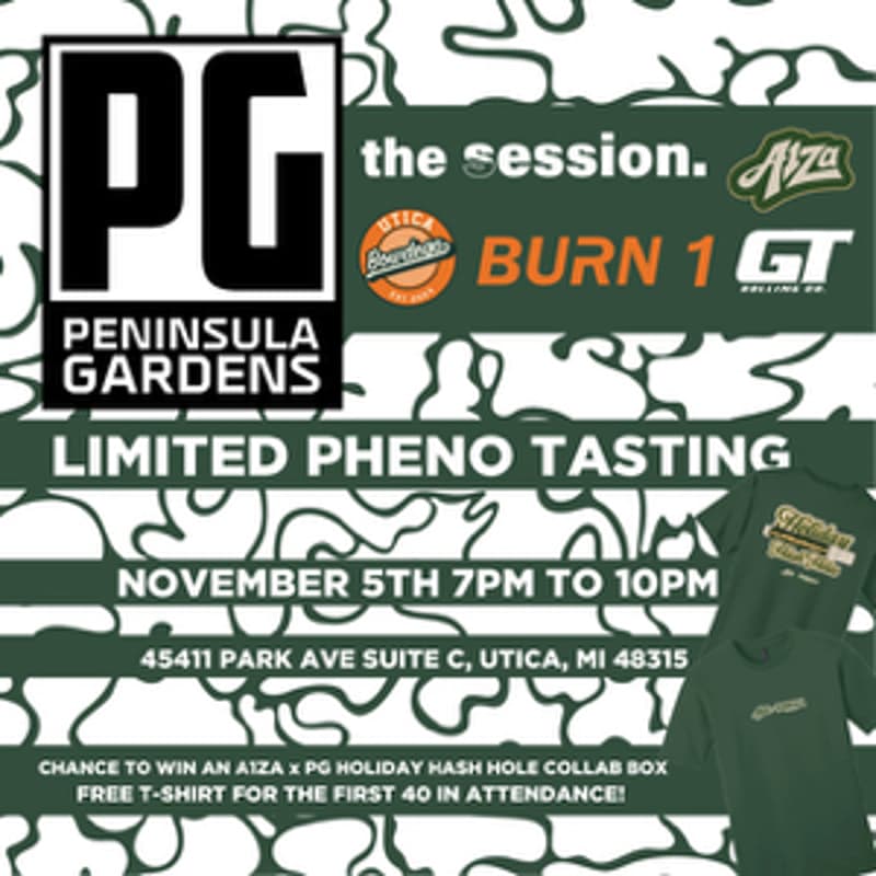 Cover Image for Peninsula Gardens x A1ZA x GT Rolling x The Session Pheno Testing At Burn 1