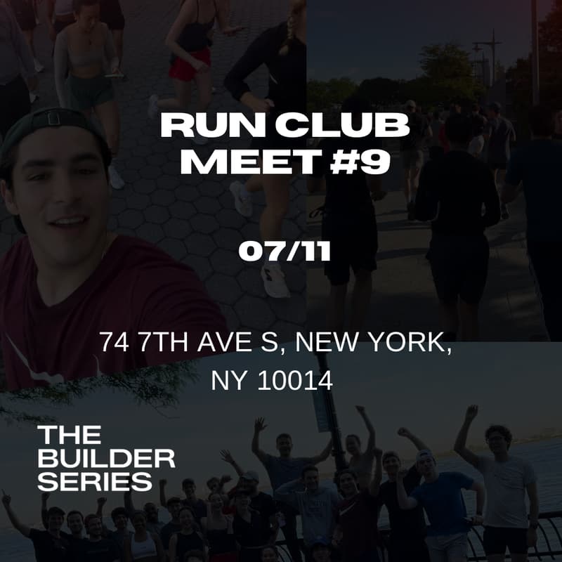 Cover Image for The Builder Series: Run Club - July 11th