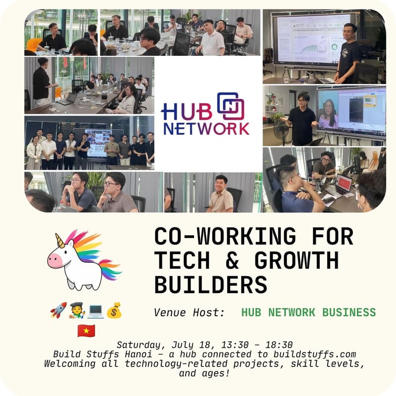 Cover Image for Cowork Showcase Hanoi for Tech & Growth Builders #2
