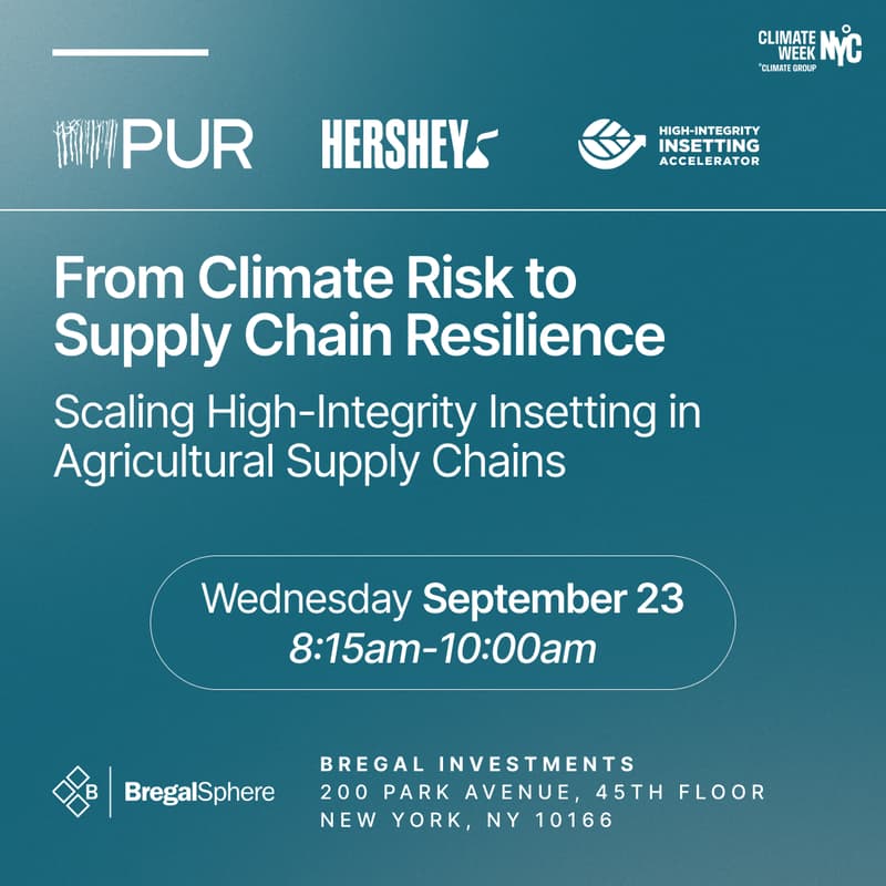 Cover Image for From Climate Risk to Supply Chain Resilience - Scaling High-Integrity Insetting in Agricultural Supply Chains