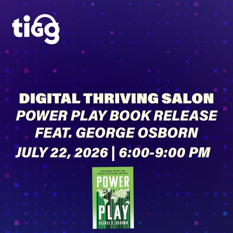 Cover Image for DIGITAL THRIVING SALON: POWER PLAY BOOK RELEASE FEAT. GEORGE OSBORN
