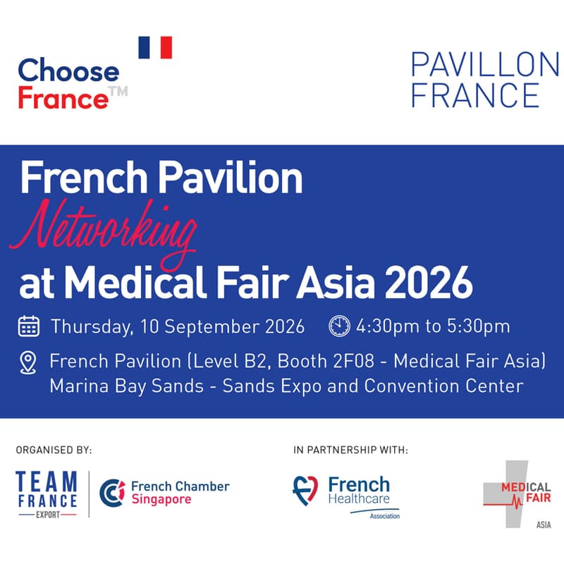 Cover Image for French Pavilion Networking at Medical Fair Asia 2026
