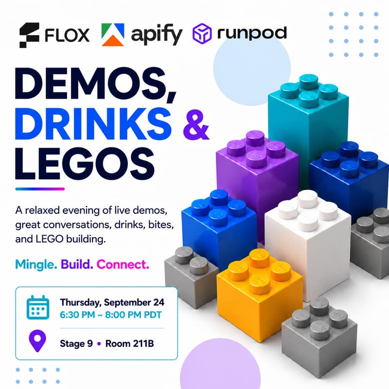 Cover Image for Runpod x Flox x Apify: Lego Salon