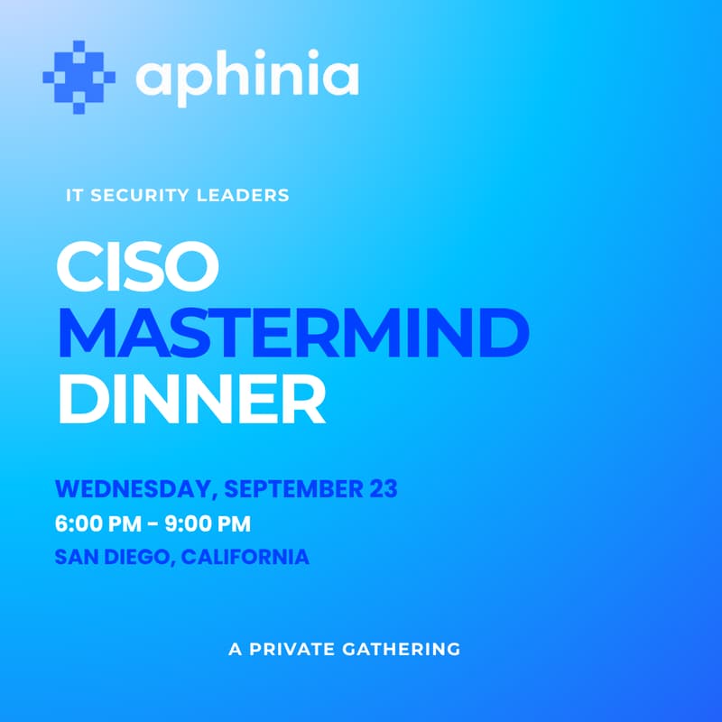 Cover Image for Aphinia Mastermind Dinner - San Diego