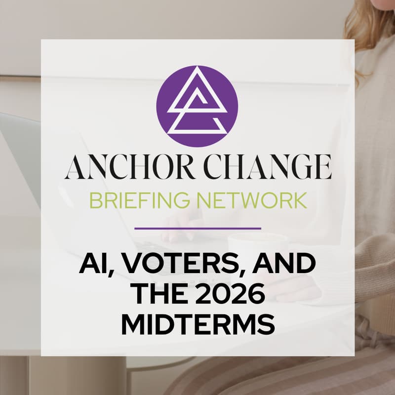 Cover Image for AI, Voters, and the 2026 Midterms: What the Data Actually Shows