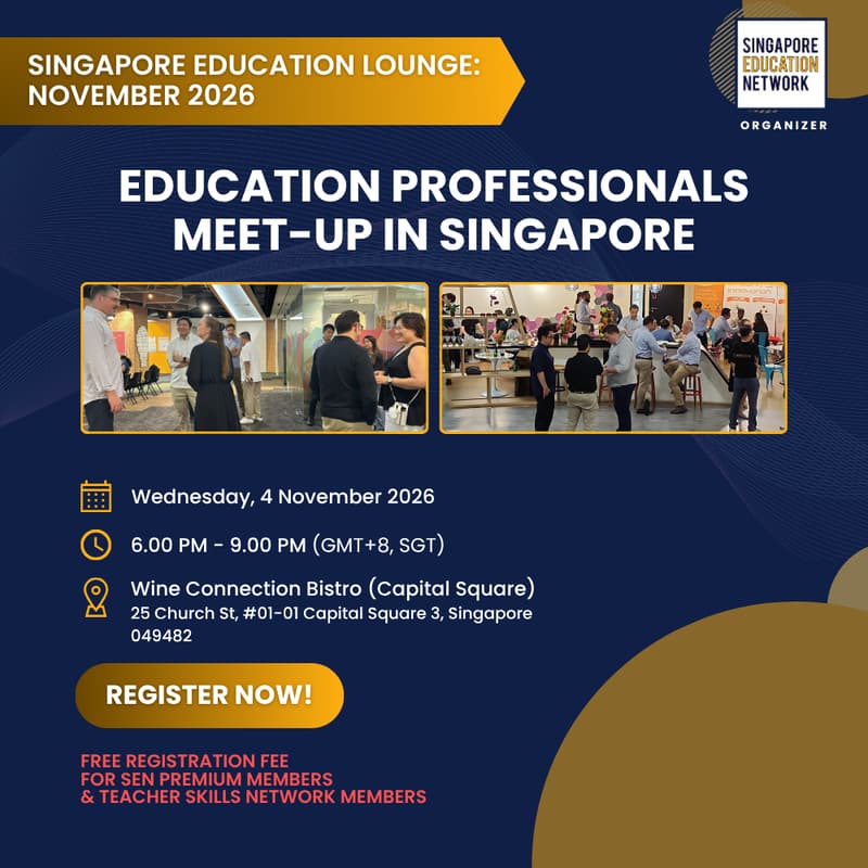 Cover Image for Singapore Education Lounge: November 2026