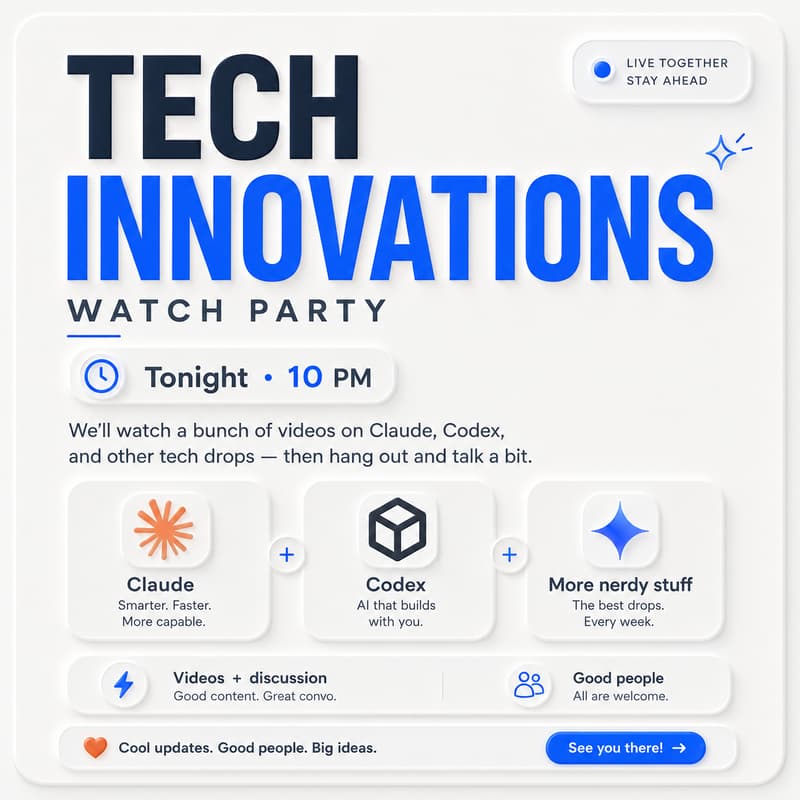 Cover Image for Future Collective: Tech & AI Innovation Watchparty