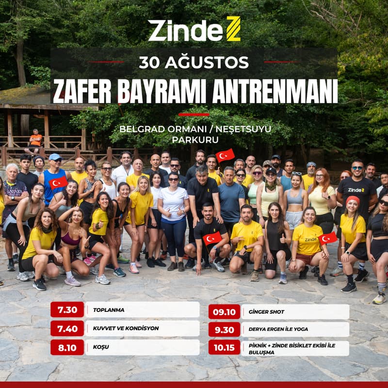 Cover Image for Zinde 30 Ağustos Zafer Bayramı Antrenmanı
