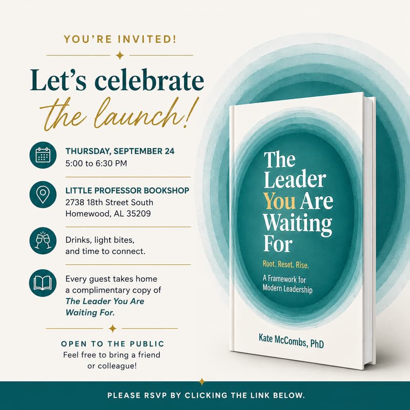 Cover Image for The Leader You Are Waiting For: Book Launch Party
