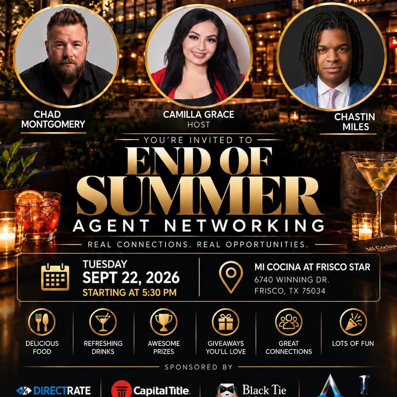 Cover Image for End Of Summer DFW Real Estate Networking Event
