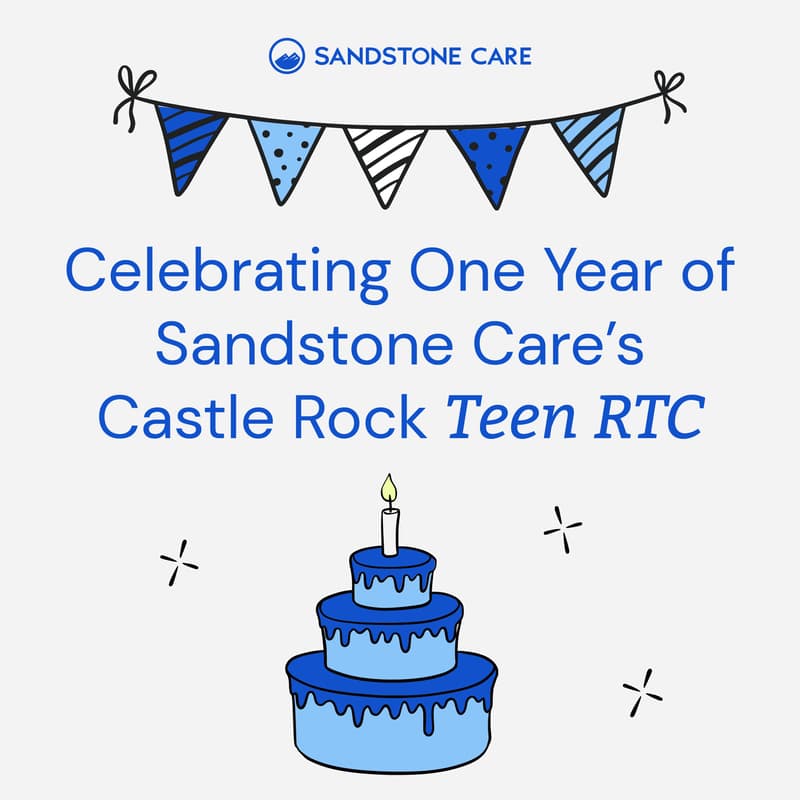 Cover Image for Sandstone Care's Castle Rock Teen RTC 1 Year Anniversary Event