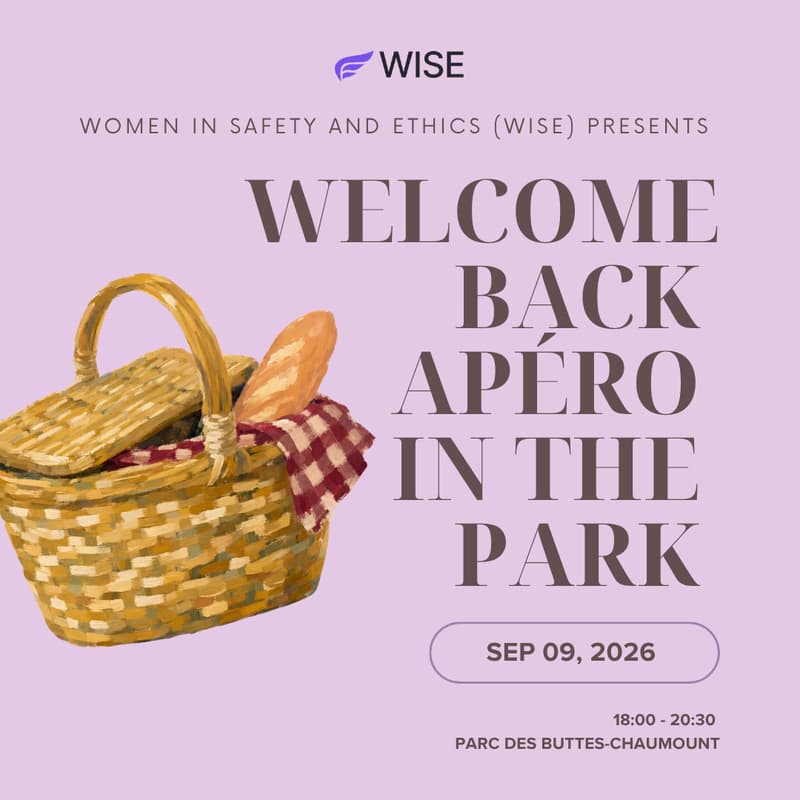 Cover Image for Women in Safety & Ethics Paris: Welcome Back Apéro in the Park