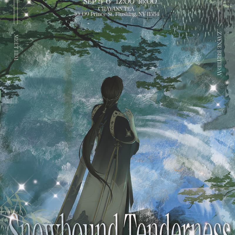 Cover Image for (Flushing·CHAYANN·9/5-6) Global Zayne Birthday Fan Event “Snowbound Tenderness")
