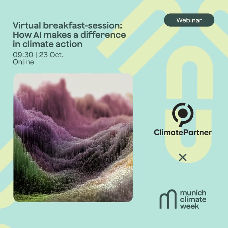 Cover Image for Virtual breakfast-session: How AI makes a difference in climate action