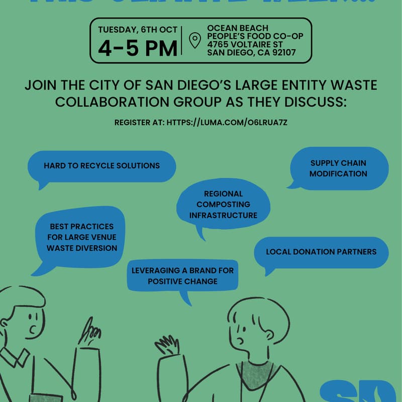 Cover Image for San Diego Large Entity Waste Collaboration Group Discussion