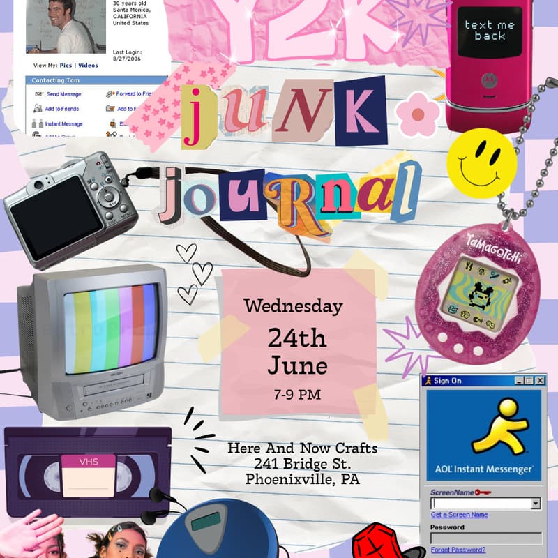 Cover Image for Y2K Junk Journal Event