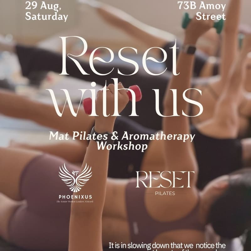 Cover Image for Mat Pilates & Sensory Scent-making workshop (Phoenixus x Reset)
