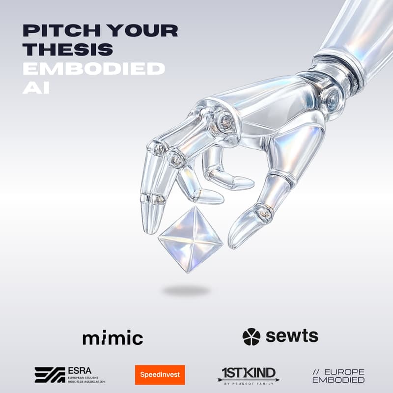 Cover Image for Pitch Your Thesis: Embodied AI Edition