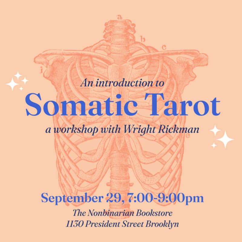 Cover Image for The Somatics of Tarot Workshop at The Nonbinarian Bookstore