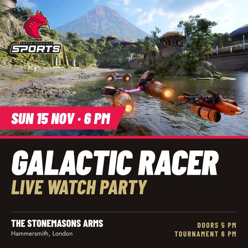 Cover Image for Galactic Racer Live Watch Party