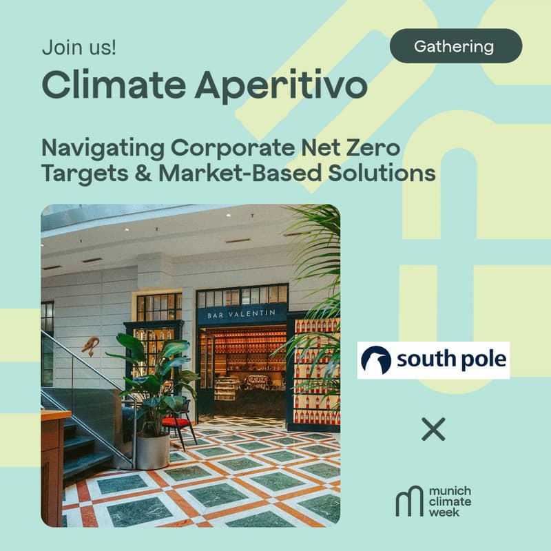 Cover Image for Climate Aperitivo for Sustainability Leaders: Navigating Corporate Net Zero Targets & Market-Based Solutions