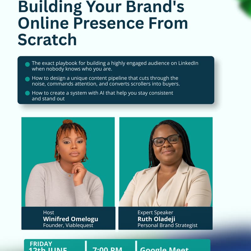 Cover Image for BUILDING YOUR BRAND'S ONLINE PRESENCE FROM SCRATCH