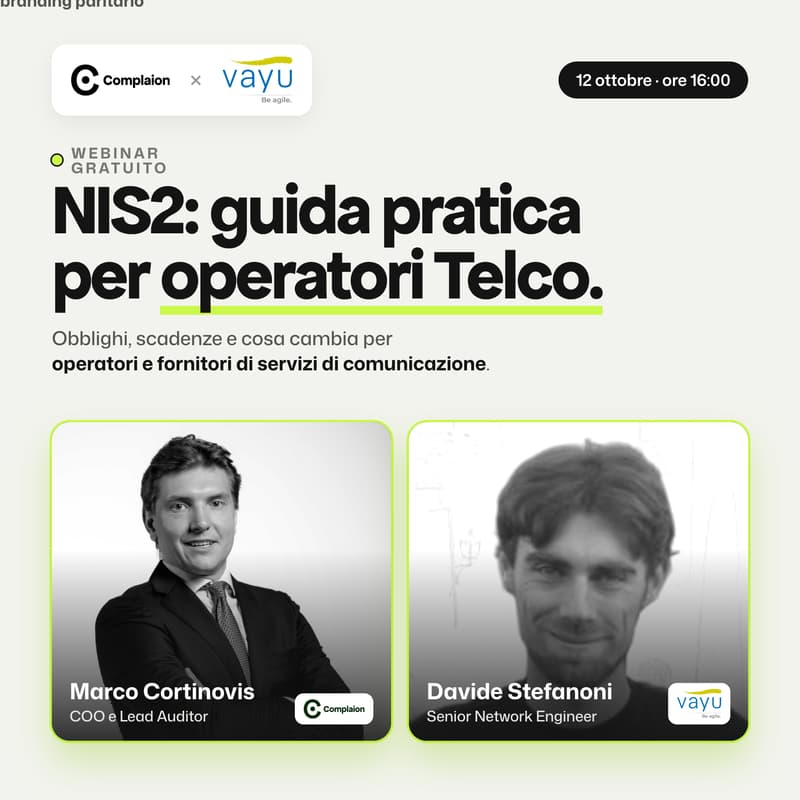 Cover Image for NIS2: guida pratica per operatori Telco.