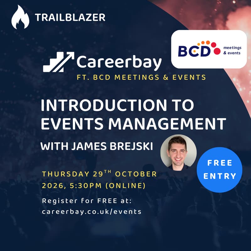 Cover Image for Introduction to Events Management - Career Insights Event - Featuring BCD Meetings & Events